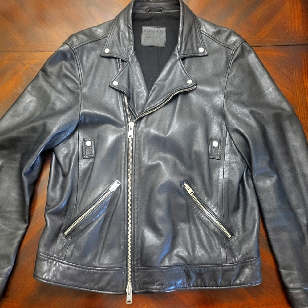 ALL SAINTS BIKER LEATHER JACKET